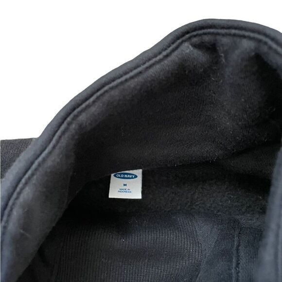 OLD NAVY Pullover Sweatshirt Black Size Medium - Picture 3 of 3